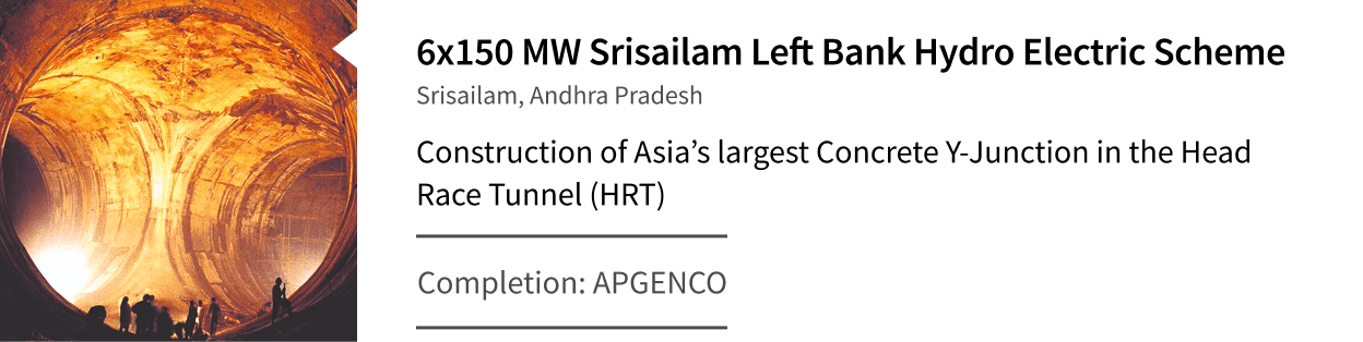 Srisailam Left Bank Hydro Electric Scheme - 6x150 MW