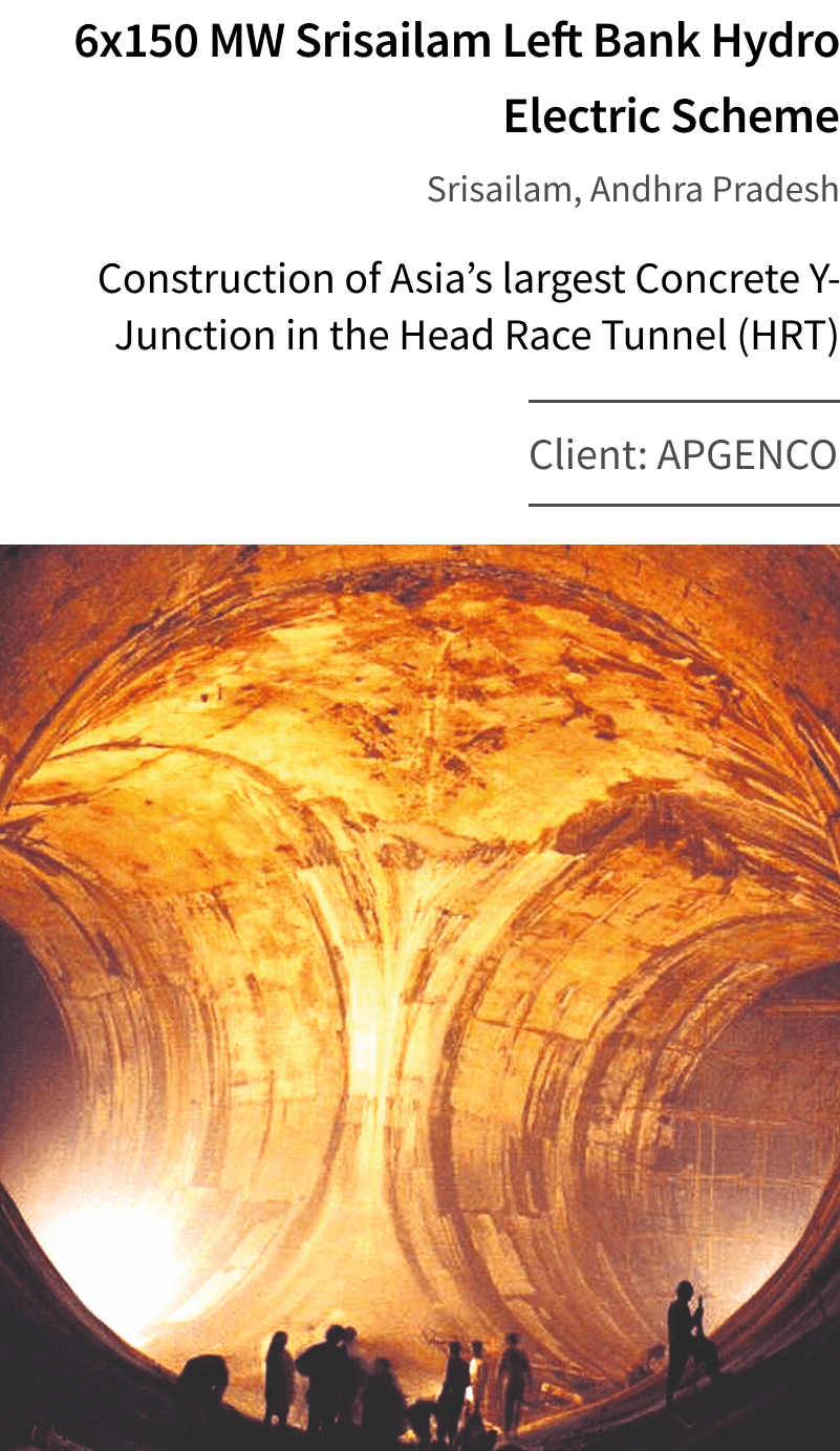 Srisailam Left Bank Hydro Electric Scheme - 6x150 MW